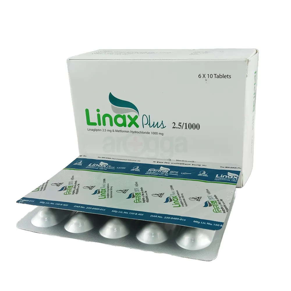 Linax plus 2.5/1000mg