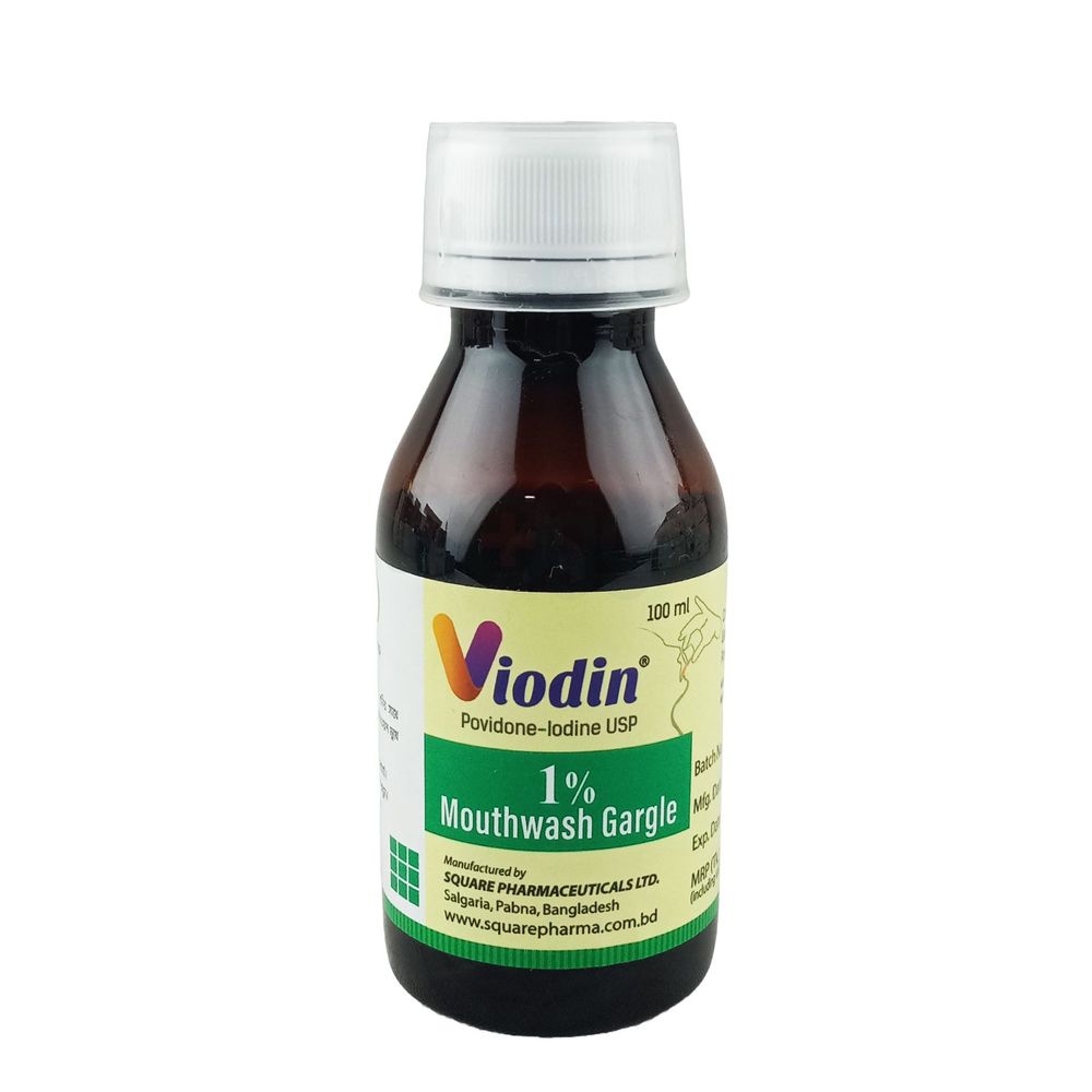 Viodin 1% mouthwash gargle
