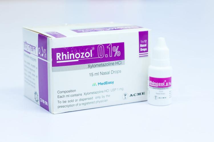 Rhinozol 0.1% nasal drops