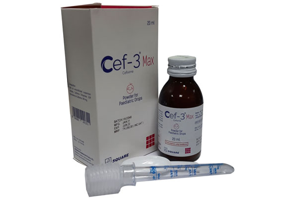 Cef 3 max paediatric drops