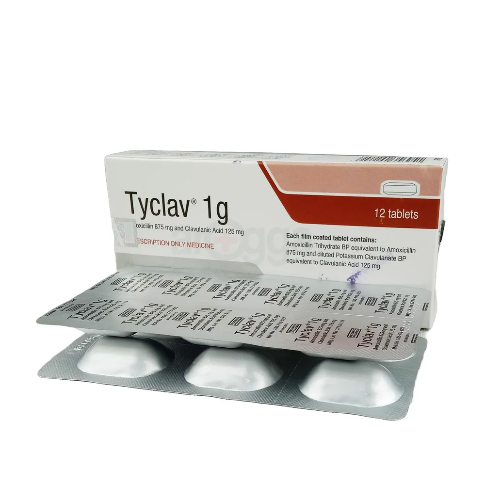 Tyclav 1g tab