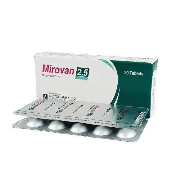 Mirovan 2.5mg