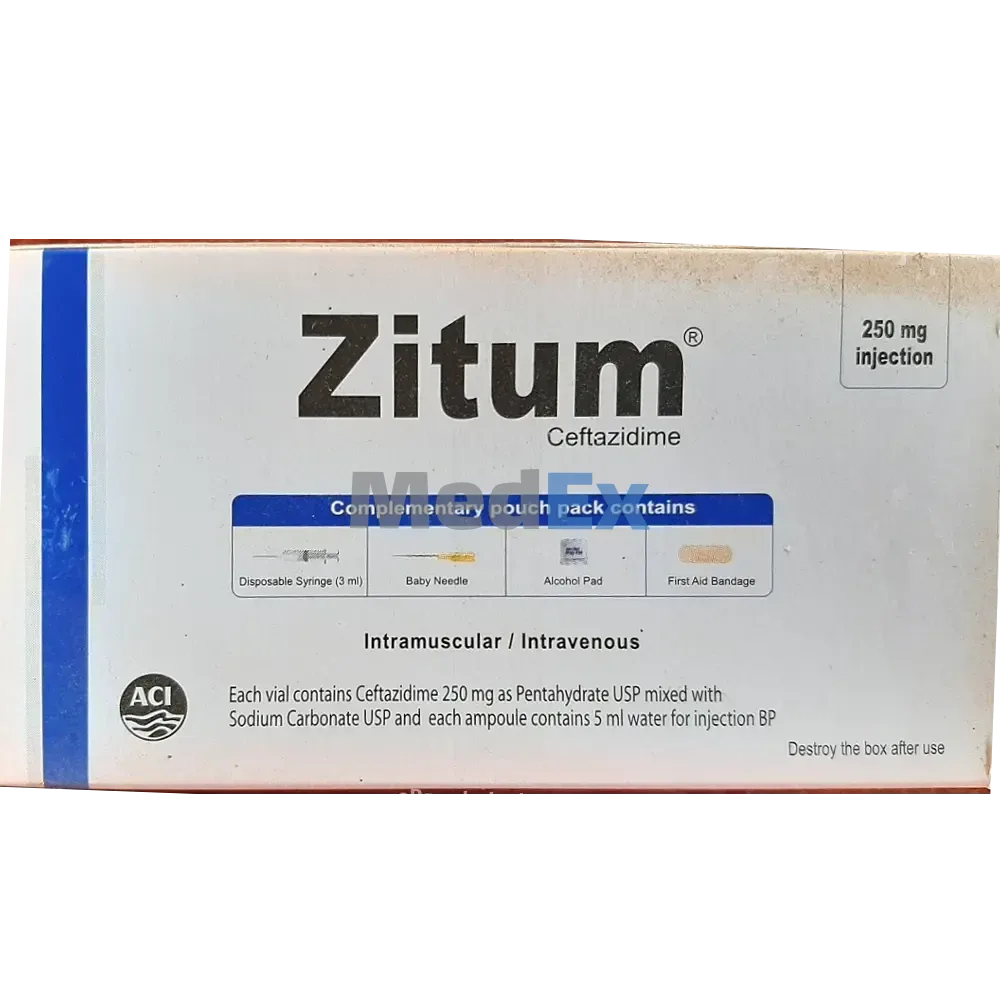 Zitum 250 mg inj