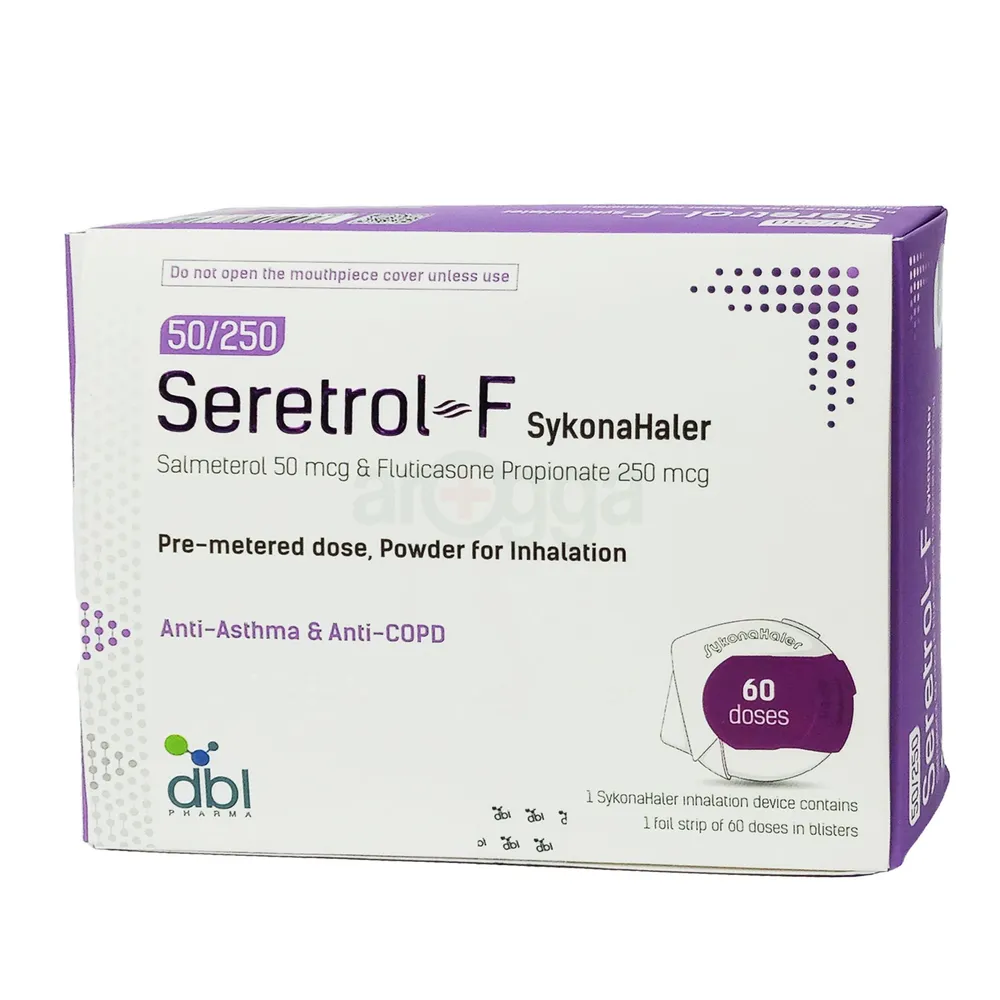 Seretrol F 50/250 mg