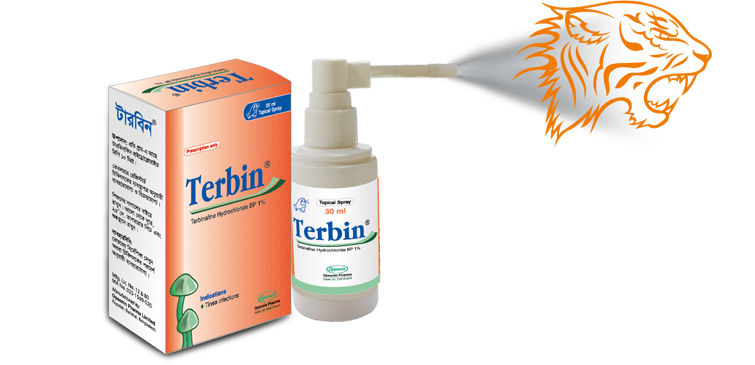 Terbin 1% topical spray