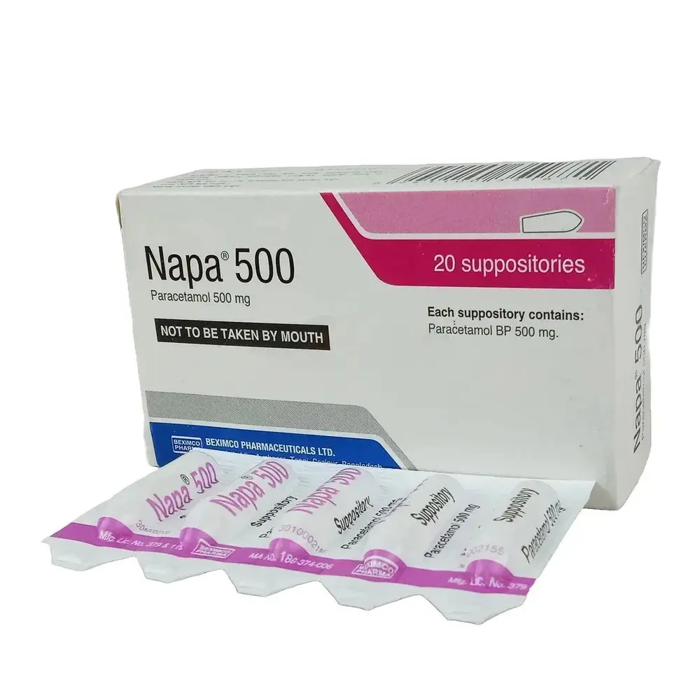 Napa 500 suppositories