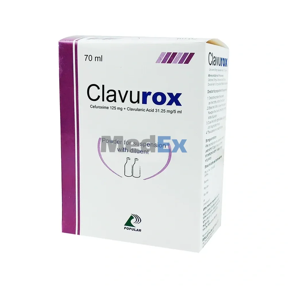 Clavurox powder suspension