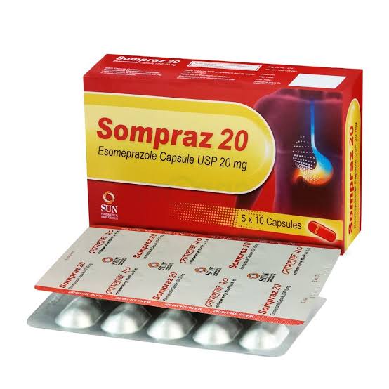 Sompraz 20 mg cap